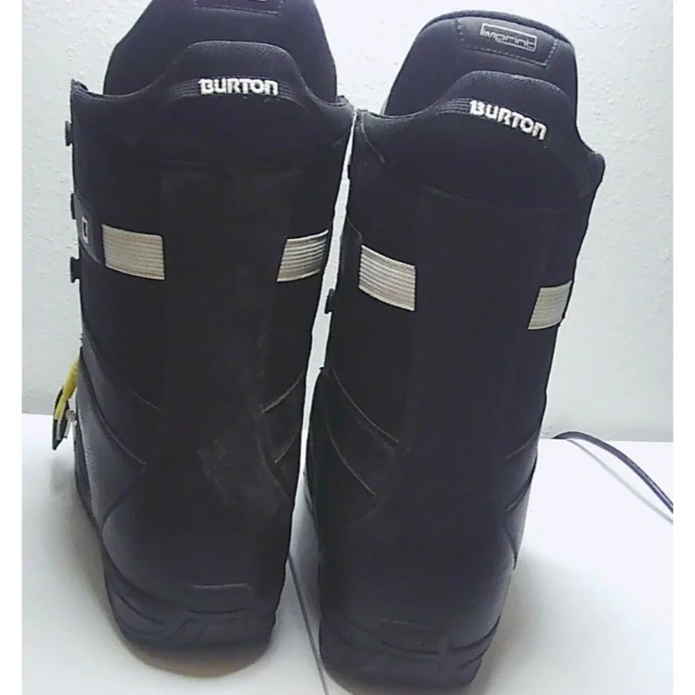Burton Invader Black/White Snowboard Boots Men's Size 11